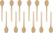 10 Inch Long Wooden Spoon Set by BICB, Set of 12 Natural Beechwood Mixing Spoons for Cooking