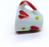 Inch 10 Set ChangThai Design Very Tiny White Red Hearts Ceramic Coffee Mug Pieces - Miniature Tableware Cup Tray Bowl