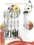 3D 60 Nozzles Woohome Art Cake Tools, Gelatin Jelly Tools Includes PCS Gelatin Tools and Making Pudding Pastry for Cake
