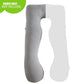 COSMOPLUS Pregnancy Pillow Cover, U Shaped Full Body Pillow Case for Maternity, Stretchy Cool Breathable Jersey Fabric,