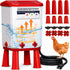 Heated Chicken Waterer, 7L Chicken Water Heater Bucket for Winter with 4
