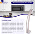 New Upgrade WB15X21101 Microwave Door Handle for GE Microwave PSA9120SF1SS, Replaces 3025571 AP5790530