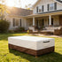 Exokugo 48L 28W 16H inches, Waterproof Patio Coffee Table Cover, Rectangular Outdoor Small Side Table Cover - Fits up