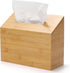 Hand Towel Box Cover Compatible with Kleenex Disposable Paper Hand Towels, Bamboo
