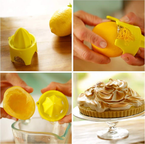 Talisman Designs Citrus Zester & Reamer, BPA Free Kitchen Tool for Orange, Lemon & Lime