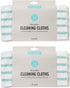 Martha Stewart Microfiber Cleaning Cloths, Ultra-Absorbent, Lint-Free Cleaning Towels for Home &