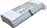 POLYTE Microfiber All-Purpose Ribbed Terry Bar Mop Towel for Home Cleaning (14x17, White w/Green Stripe) 12 Pack