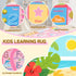 5x7, Washable Kids Play Rug Non-Slip Educational Animal & Season Shape Carpet for Nursery Bedroom Classroom, Ultra-Soft