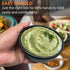 Salsa Bowls – 6 Pack (Black), 13oz BPA FREE Small Unbreakable Bowl for Chips, Guacamole, Snack, Dip, Party Use
