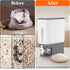 25 Lbs(11.3kg), 1 Pack Lifewit Rice Dispenser Rice Storage Container Sealed Moisture Proof with Measuring Cup