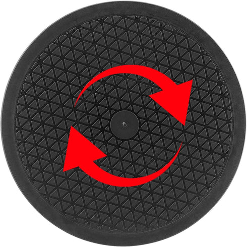 4 12 Inch 110 Lbs MANCHAP PCS Rotating Swivel Turntable, Rotating Swivel Stand with Steel Ball Bearings, Plastic Lazy