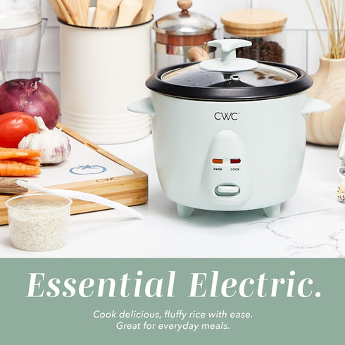 6 300W 3 6 COOK WITH COLOR Cup Rice Cooker - Effortless Cooking and Perfectly, Cooks Cups of Raw Rice for Cups