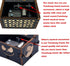 Youtang Hand Crank Music Box, Halloween Christmas Laser Engraved Wood Musical Box Gift for Christmas, Birthday,