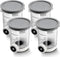 4 Pack Swirl Ice Creami Makers Pints and Lids,NC700 Makers Containers Cups