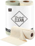 Tear-away Dish Cloth - 40 Sheets (10'' by 10''), Reusable Washable Kitchen Towel Rolls, Super Absorbent Microfiber