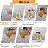 8 oz Timtopno Honey Dispenser, Glass Honey Dispenser No Drip, Honey Pot with Stand, Honey Jar, Maple Syrup Honey