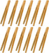 12pcs Bamboo Tongs, 7 Inch Reusable Toast Tongs for Toast, Bread, Pickles, Fruits, and Tea