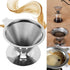 Coffee Filter Cup, fosa 1Pc Stainless Steel Coffee Cup Filter for Pour Over Coffee Makers