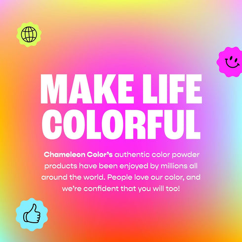 1 lb (7 Pack), Set, Chameleon Colors Color Powder, Bags Rainbow Holi Festival, Color Run, Gender Reveal