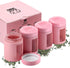 Stash Jar Smell Proof Container (4 oz), Matte Pink Viewing Jars for Herbs, Spices, Coffee, Air Tight Storage