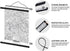 27x40 Magnetic Wood Poster Frame for Photo Picture Canvas Artwork Wall Hanging (1 Pack, Black)