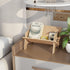 RekRang Wooden Tabletop Bookshelf Titled Desktop Bookshelf Cookbook Shelf,Small Bookcases for Magazine Books CDs,Book