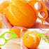 Cosmer Set of 15 Orange Citrus Peelers, Plastic Easy Slicer Cutter Peeler Remover Kitchen Accessories