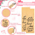 Gueevin 100 Pcs Tomorrow Will Be The Best Day Ever Wedding Paper Silverware Bags, Rustic Cutlery Pouch