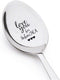 Love You For Infinitea - Engraved Spoon Gift for Tea Lovers, Unique Bestie Gift, Valentine’s Gift