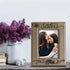BELLA BUSTA Sisters Picture Frame, Engraved Leather Gift for Sister, 5x7 Vertical