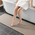 Bathroom Mat Rugs 47x17, Large Diatomaceous Earth Bath Mat, Non Slip Rubber Backed Quick Dry Shower Mat