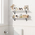 16W 8D Set 2, Fun Memories Deep Floating Shelves for Wall, x Wall Mounted Shelves of Wide Display Ledge Shelf