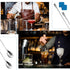 Patelai Wooden Cocktail Drinks Muddler and 12 Inch Bar Spoon, Stainless Steel Shaker Mixing Spoon for Cocktails