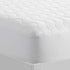 Serta Air Dry Basic Comfort Performance Fabric Quilted Mattress Pad - Cooling Mattress Cover with 15" Deep Pocket, Twin