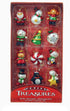 Kurt S. Adler 1.25-Inch Petite Treasures Mini Ornament Set, Multi, 12 Piece