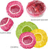 120 Pieces Reusable Elastic Food Bowl Storage Covers - Colorful Plastic for Outdoor Picnic
