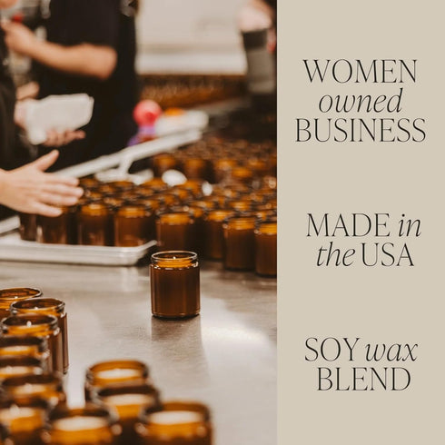 Sweet Water Decor Fall Candles - Hand Poured Soy Wax Autumn Candles with Apple & Cinnamon Scent