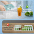 Round Ice Cube Tray with Lid & Bin, Ice Ball Maker Mold for Freezer, Makes 66PCS Sphere Ice Cubes