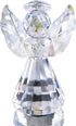 HDCRYSTALGIFTS 3-Inch Clear Crystal Guardian Angel Figurine Paperweight Decor Glass Statue Ornaments Gift for Women