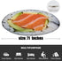 kerscton 71 Inches Sushi Blanket Giant Food Blankets Funny Soft Sushi Blankets Adult Size Flannel Gift for Teens Boys