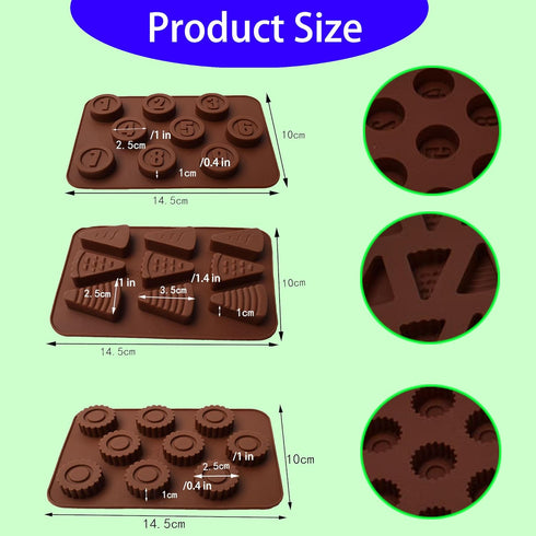 Kids' Complete Oven Pan Set Compatible with Easy Bake Ultimate Oven,Accessories for Cooking Easy Bake Oven Mixes,Includ Round flower style, round number style, triangular cake style,circle pan. by Yuanwovv
