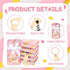 24Pcs Baby Girl Foot Keychain Footprint Bottle Openers Small Foot Bottle Opener Keychain Souvenir for Guests Baby