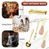 Charcuterie Board Accessories - 18 Pieces Spreader Knife Set with Wooden Handles for Parties