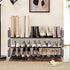 XSBAIHUO 3-Tier Closet, 30cm(D) 92cm(W) 55cm(H) (3-Tier Shoe Rack - Non-Woven Stackable Shoe Shelves for Entryway