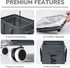 Wheels,75L CHICVITA Rolling Laundry Basket with Large Collapsible Laundry Hamper with Removable Wash Bag Space