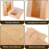 50 Packaging Giving14 8.3 3.3 Pcs Bread Bags with Window Bread Bags for Homemade Bread Sourdough with Metal Tin Strip