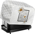 Daisy Print 4 Slice Toaster Covers White, Anti-Sputtering Dust Cover, Washable Kitchen Appliance Protector