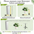 2 12"- 16" 4"-12" AZEAM Adjustable Plant Risers for Inside Pots, PCS Planter Inserts Fillers Raise for Large Flower