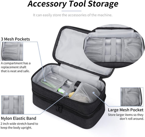 Storage bag for Hand Blender,Carrying Case for Immersion Blender Handheld,Stick Blender Travel Storage Organizer (Bag Only) by LOTCAIN