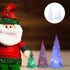 3 Beaupretty Pieces Lighted Christmas Tree Figurine Color Changing LED Acrylic Holiday Tree Christmas Table Top